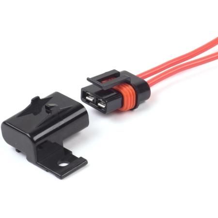 5 in ATC Premium Fuse Holder in Black/Red with Tab Mount, #12 AWG, 30 A, 10 Pack