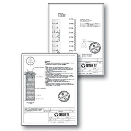 SuperTITAN PE Stamped Dwgs, Twr/Std Fdn (AK & CA)
