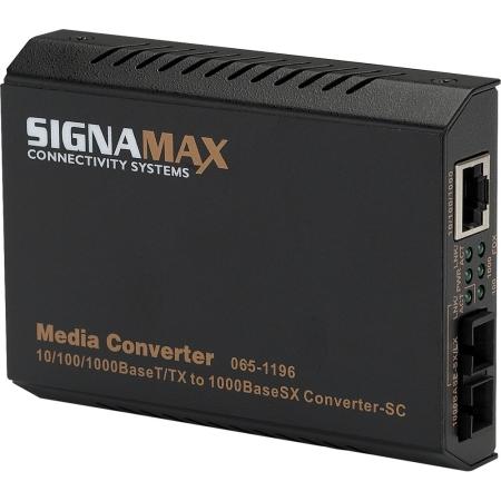 10/100/1000TX to 1000FX SC MM Media Converter