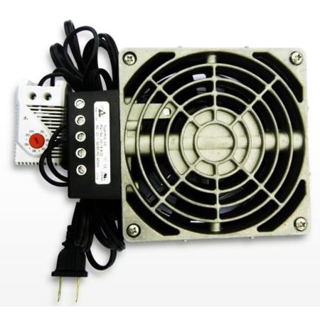 400W Fan Heater w/ Thermostat, 115VAC