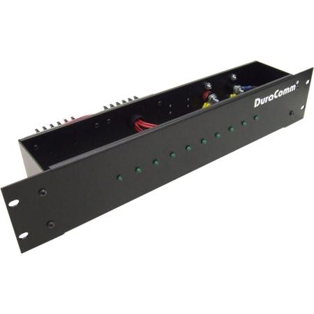 Distribution Panel, 10-Position with LEDs, 48V