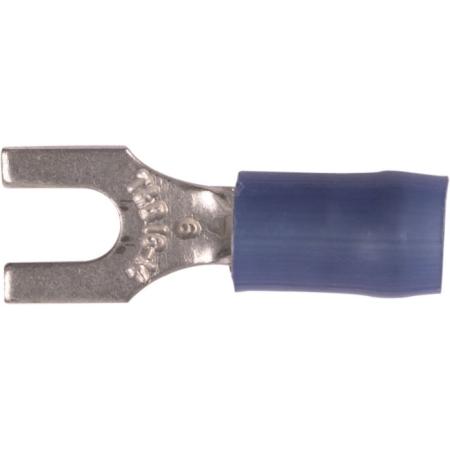 Fork Terminal, nylonl ,18-14 gauge,#6 stud/100 pk