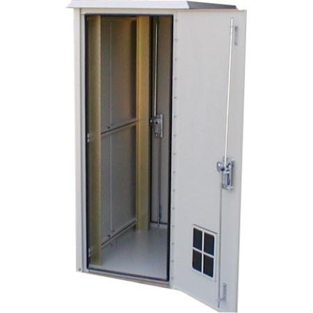 62Hx25Wx42D in (1) Bay Outdoor Cabinet Unpainted