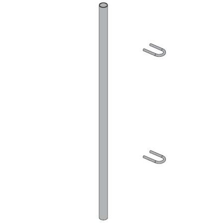 S3A-LDA 2-3/8" O.D. x 9' Pipe Mount Kit