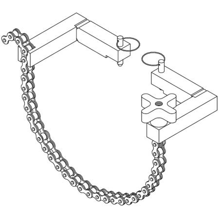 Chain Support Kit Horizontal Pipe