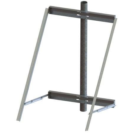 Side of Pole Mount; 3" Sch. 40 / (2) 175J to 200J