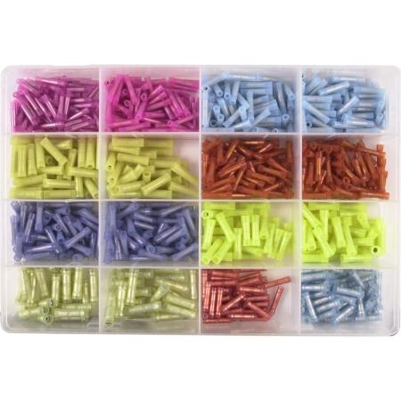 Nylon Butt and Seamless, #12 - 10, #22 - 18 AWG, 1060 Pieces Multicolored Pack