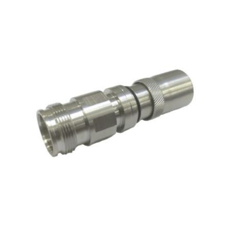 4.3-10 Female Straight Connector for 1/4 in Superflexible Cable