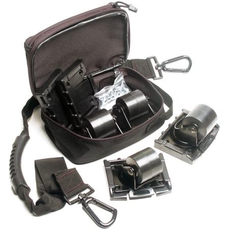 Cube Equipment Case Mobility Pkg;4 Casters & strap