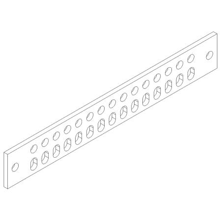 1/4 x 2 x 14 in Ground Bar, No hardware