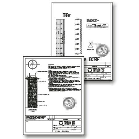 PE Stamped Drawings for STG Tower & Foundation