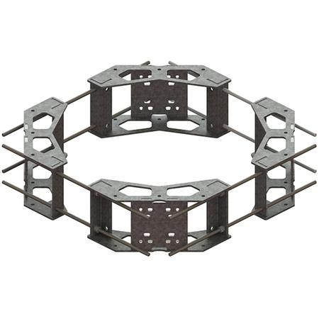 30 to 60 in OD Universal Ring Mount, 4-Sector
