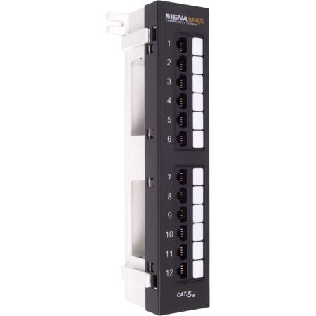 12 Port CAT5e 110 Mini Panel, 89D Bracket