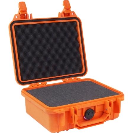 Orange Equipment Case 9-3/8"L x 7-1/4"W x 4-1/16"D