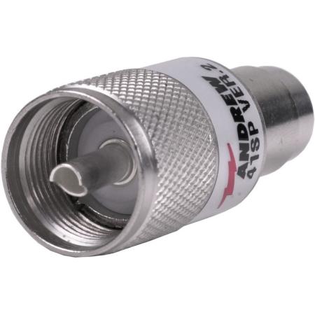UHF Male Straight Connector for 1/4 in Superflex FSJ1-50A Cable