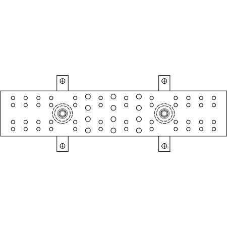 1/4"x4"x12" BICSI Ground Bar