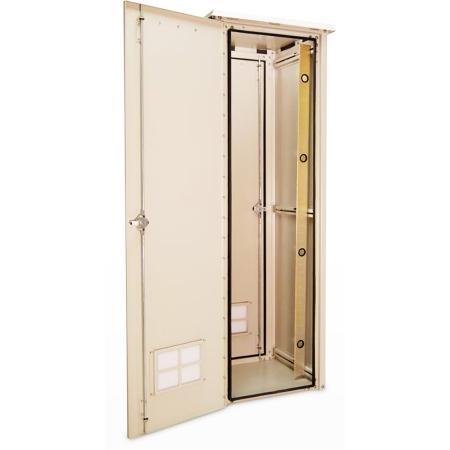 78Hx25Wx25D in (1) Bay,Outdoor Cabinet Cream