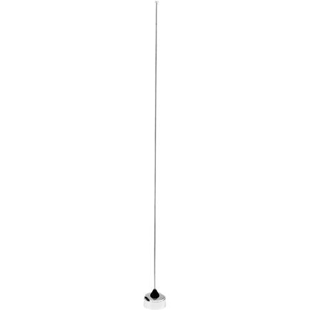 152 - 162 MHz 1/4 Wave Antenna in Chrome, Pre-Tuned