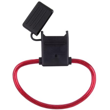 Maxi-ATC Fuse Holder in Red and Black, #8 AWG, 100 A, 10 Pack