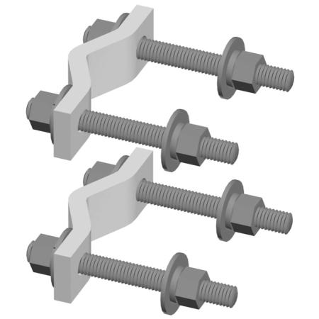 Adapter Clamp Set, 60 Deg.