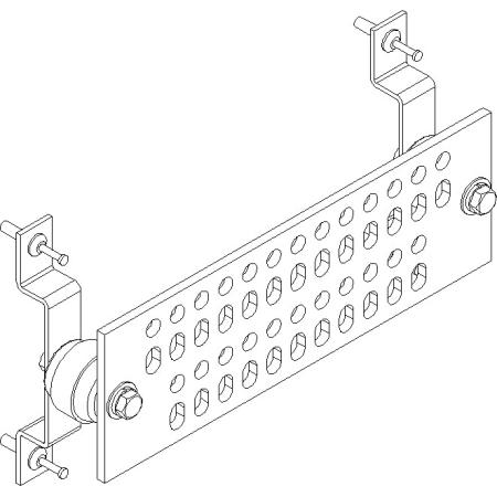 Universal Ground Bar (4"x12") w/ shelter hardware