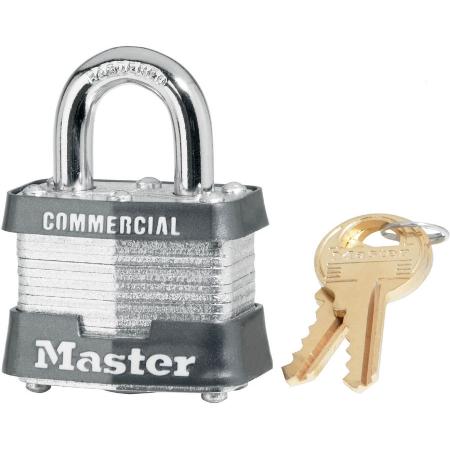 Lock#5 Tumbler 2" wide  Steel Body 1" shackle