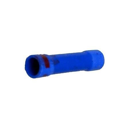 Vinyl Butt Connector in Blue, #16 - 14, #22 - 18 AWG, 100 Pack