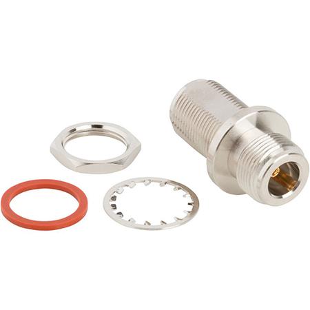 N Female - N Female Staight Bulkhead Adapter