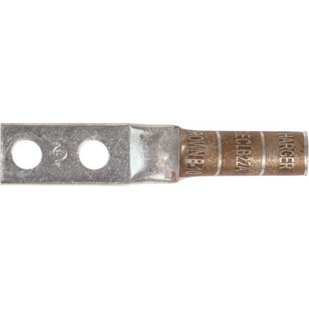#2 Str Lug w/2 1/4" holes