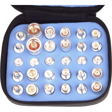 30 Piece Wi-Fi Unidapt™ Universal Adapter Kit in Foam Padded Zipper Case
