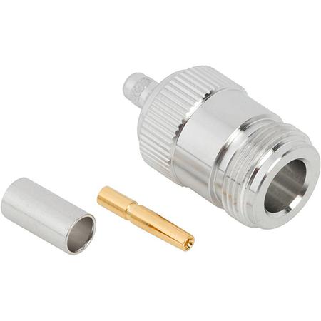N Female Crimp for RG58, RG141