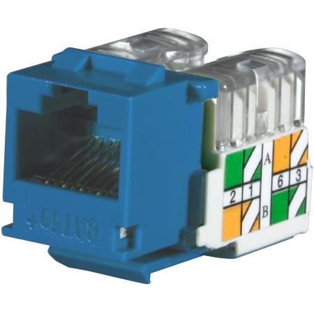 Blue CAT5e Keystone Male