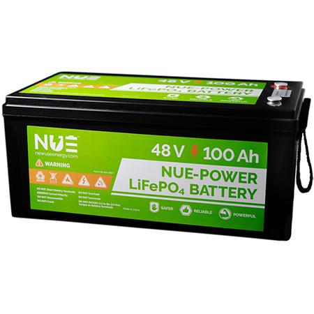 NUEPower 48 V 100 Ah LiFePO4 Battery, Heated