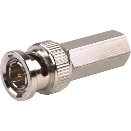 BNC Male, Twist On RG59,62/ 75 ohm