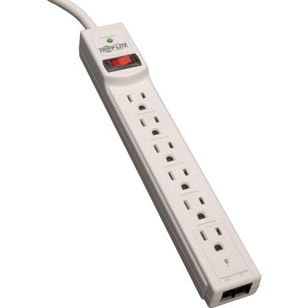 6 Outlet Surge Protector w/RJ11 Jacks