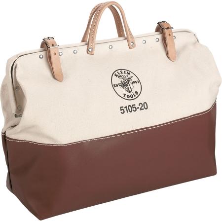 20" Canvas Tool Bag. 20 inHx24 inLx6 inW