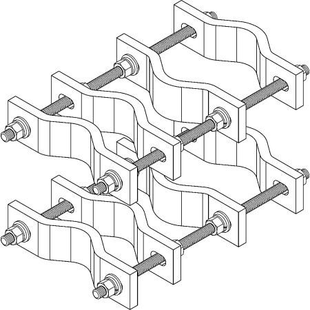 Pipe to Pipe Adapter,Tapered Leg