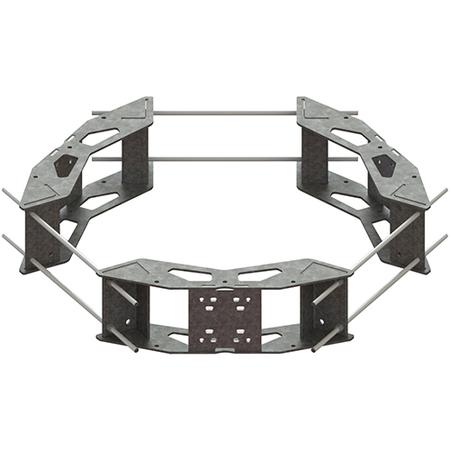 30 to 60 in OD Universal Ring Mount, 3-Sector