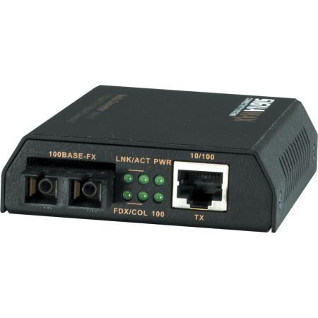 10/100 Ethernet to SC MM Fiber Media Converter