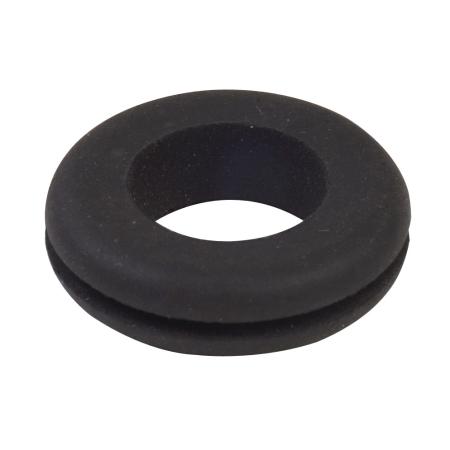 Rubber Grommet, 5/8 in OD, 3/8 in ID, 100 Pack