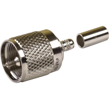 UHF Male Crimp-RG58, LMR®-195, 7806A