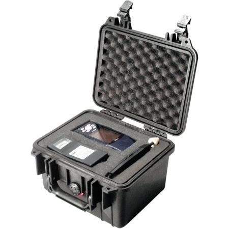 Waterproof Case 9-3/8"Lx7-1/4"Wx6-1/8"D. Black
