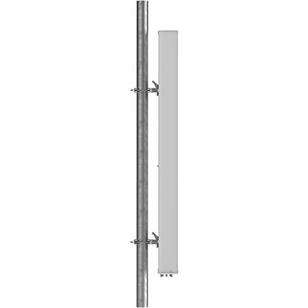 4x 698 - 896, 8x 1695 - 2360 MHz Outdoor Sector Antenna with 12x 4.3-10 Female Connector, 65 Deg HPBW