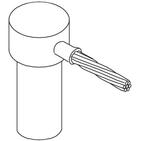 Uni-Shot 2/0 stranded to 3/4" rod