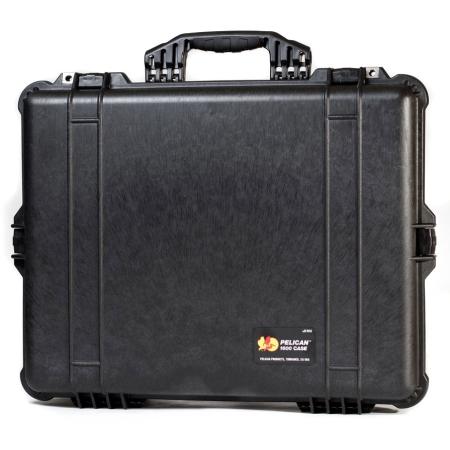 Pelican, Black 1600 Case with foam removed