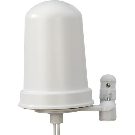2.4 - 2.5, 4.9 - 5.9 GHz 4 dBi VenU Dual-Band MIMO Omni Antenna with 4 RPTNC Male in White