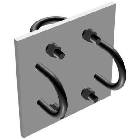 Crossover Plate, 3-1/2" - 4-1/2"