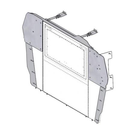 Front Partition Filler Panel Kit, Dual Side Doors
