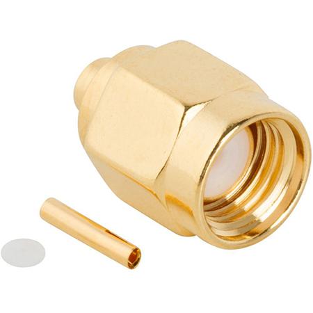 SMA Straight Solder Plug for .085 Semi-Rigid