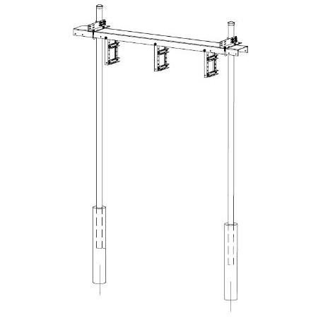 10' x 12" double bridge kit w/ 14' burial pipes